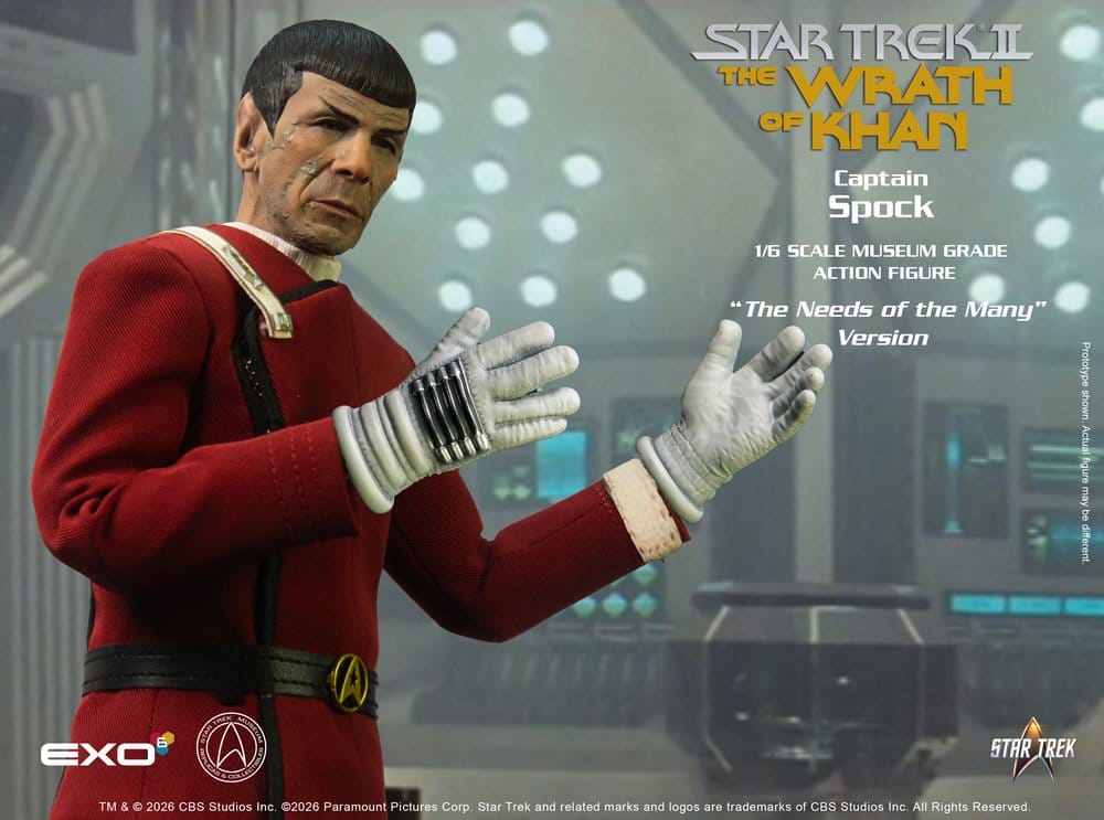 EXO-6 Star Trek Der Zorn des Khan Captain Spock Needs of the Many Version 1/6 Actionfigur