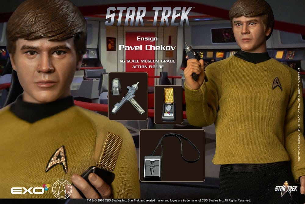 EXO-6 Star Trek Die Original-Serie Ensign Pavel Chekov 1/6 Actionfigur