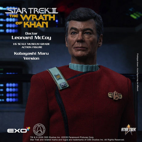 EXO-6 Star Trek II Der Zorn des Khan Dr. Leonard McCoy Kobayashi Maru Version 1/6 Actionfigur