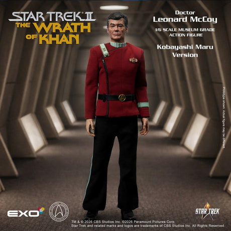 EXO-6 Star Trek II Der Zorn des Khan Dr. Leonard McCoy Kobayashi Maru Version 1/6 Actionfigur
