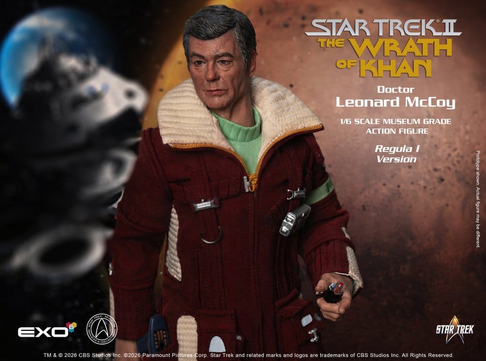 EXO-6 Star Trek II Der Zorn des Khan Dr. Leonard McCoy Regula I Version 1/6 Actionfigur