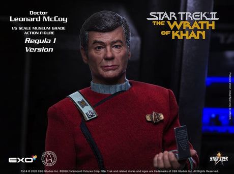 EXO-6 Star Trek II Der Zorn des Khan Dr. Leonard McCoy Regula I Version 1/6 Actionfigur