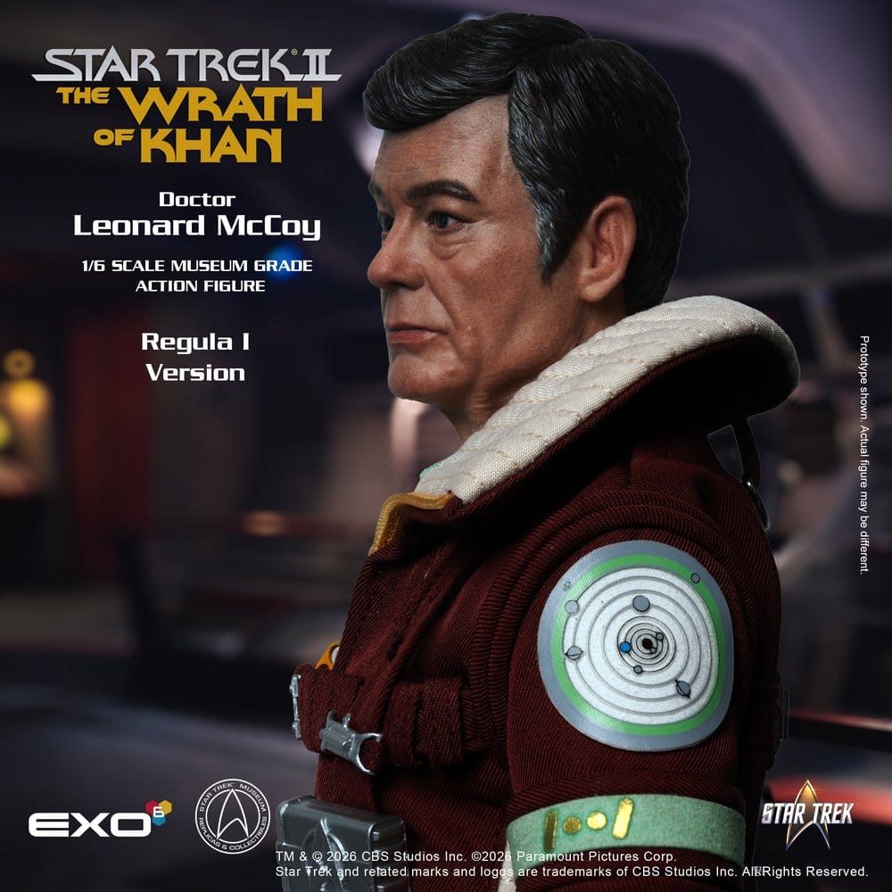 EXO-6 Star Trek II Der Zorn des Khan Dr. Leonard McCoy Regula I Version 1/6 Actionfigur