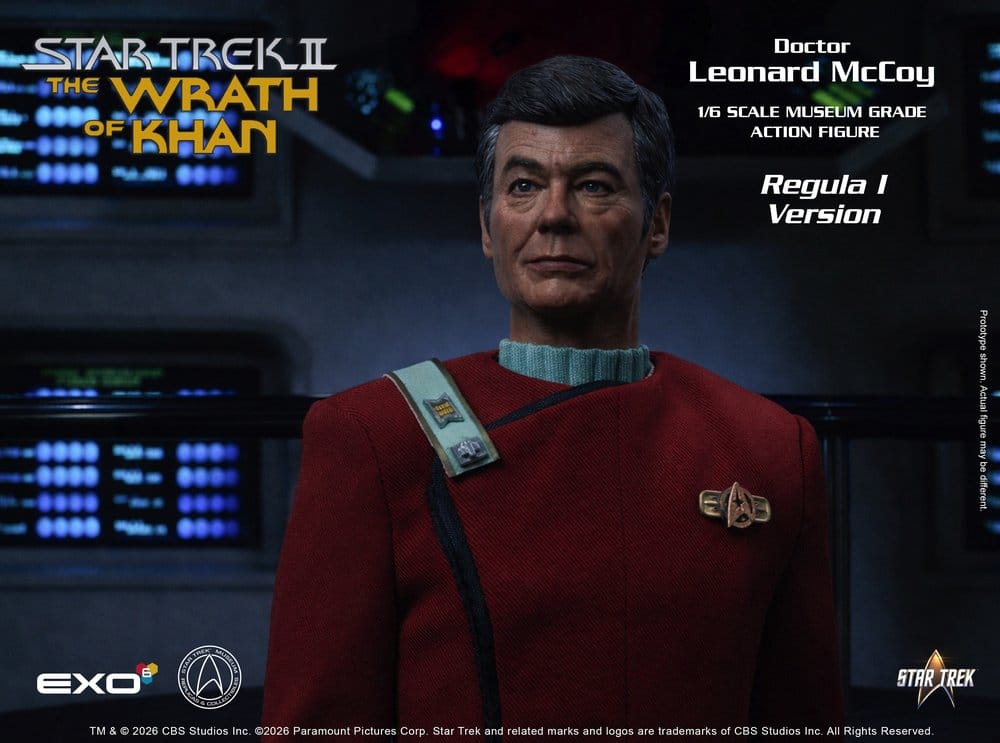 EXO-6 Star Trek II Der Zorn des Khan Dr. Leonard McCoy Regula I Version 1/6 Actionfigur