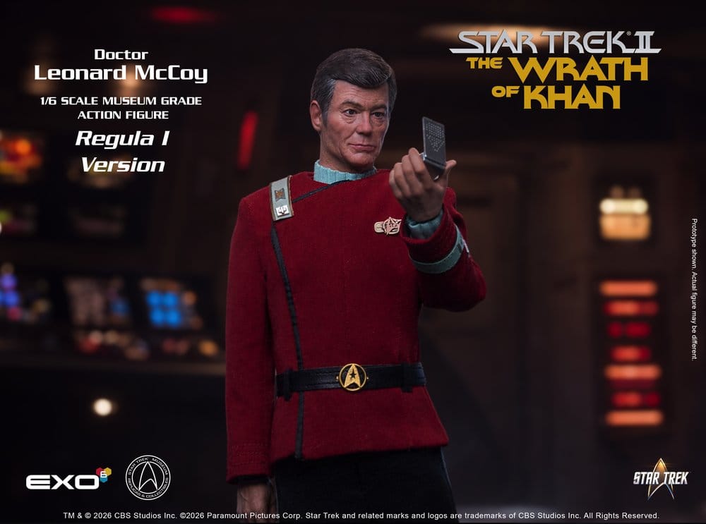EXO-6 Star Trek II Der Zorn des Khan Dr. Leonard McCoy Regula I Version 1/6 Actionfigur