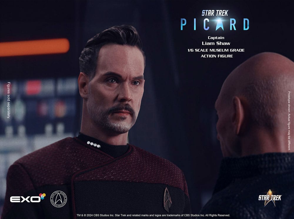 EXO-6 Star Trek Picard Captain Liam Shaw 1/6 Actionfigur