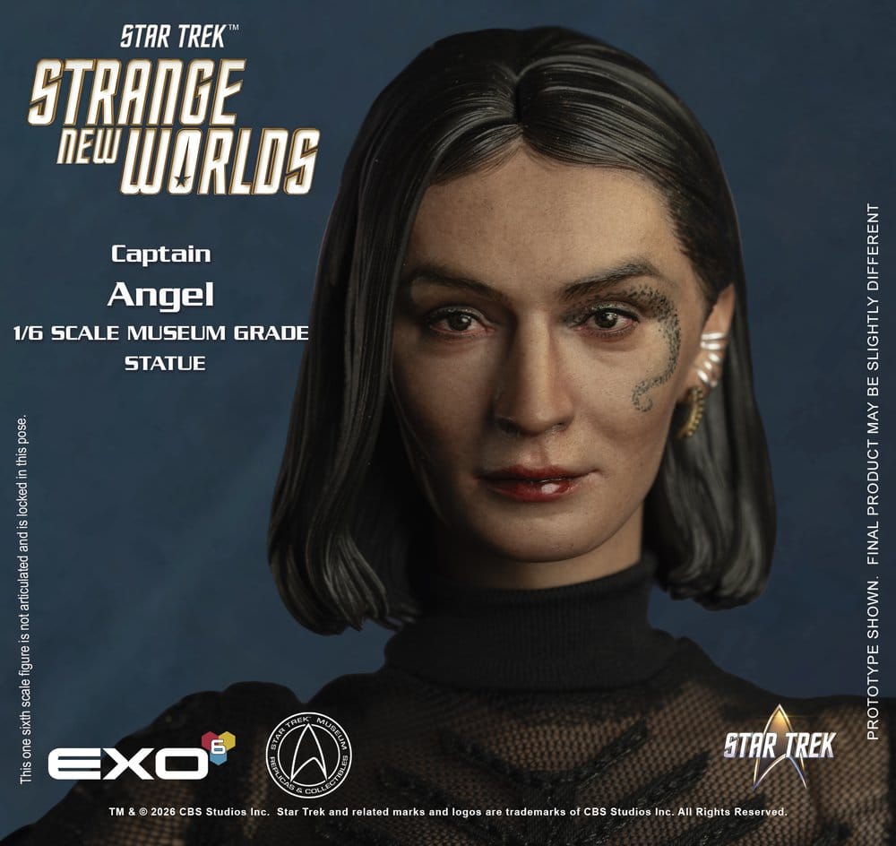EXO-6 Star Trek Strange New Worlds Captain Angel Mixed Media Figur 1/6 Figur