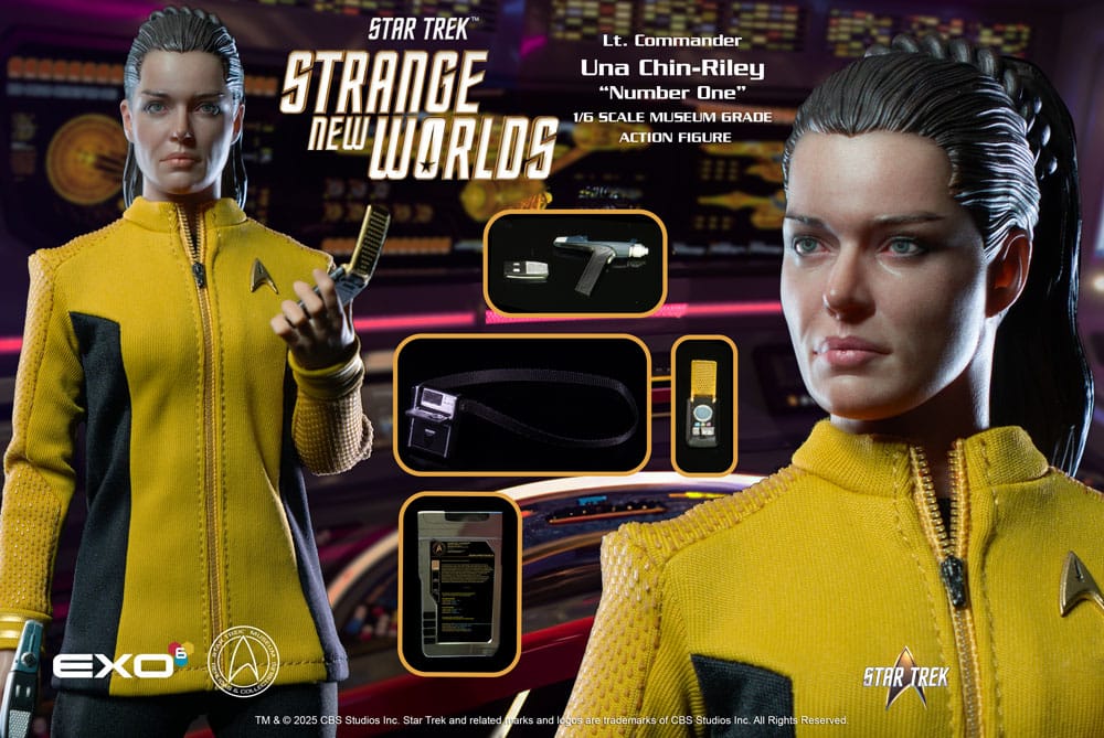 EXO-6 Star Trek Strange New Worlds Lt. Com Una Chin-Riley 1/6 Actionfigur