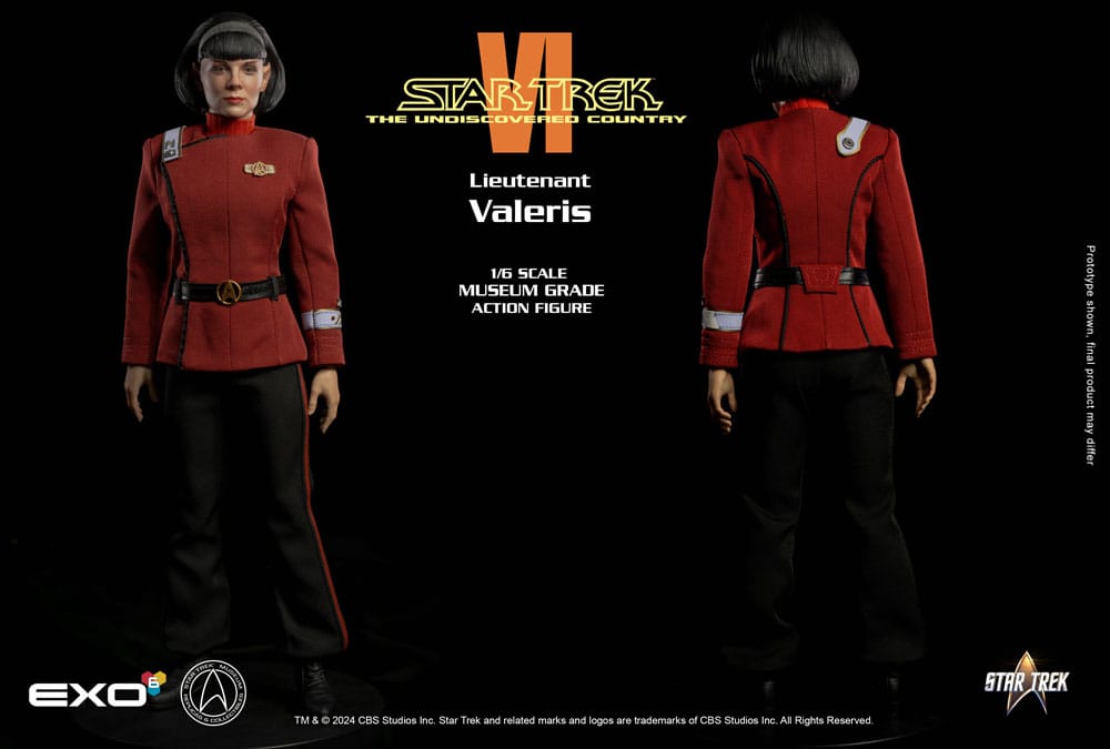 EXO-6 Star Trek VI Das unentdeckte Land Lieutenant Valeris 1/6 Actionfigur