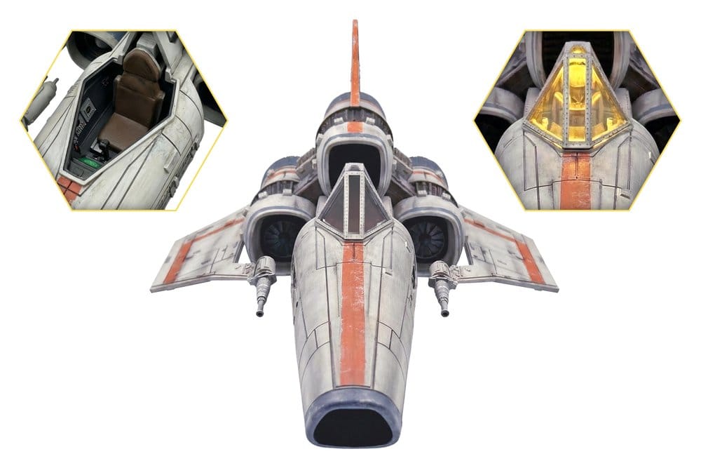 Factory Entertainment Battlestar Galactica Colonial Viper Mk & Lieutenant Boomer Actionfigur mit Fahrzeug