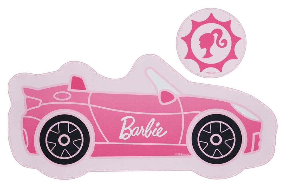 FaNaTtik Barbie Car Schreibtischunterlage & Untersetzer