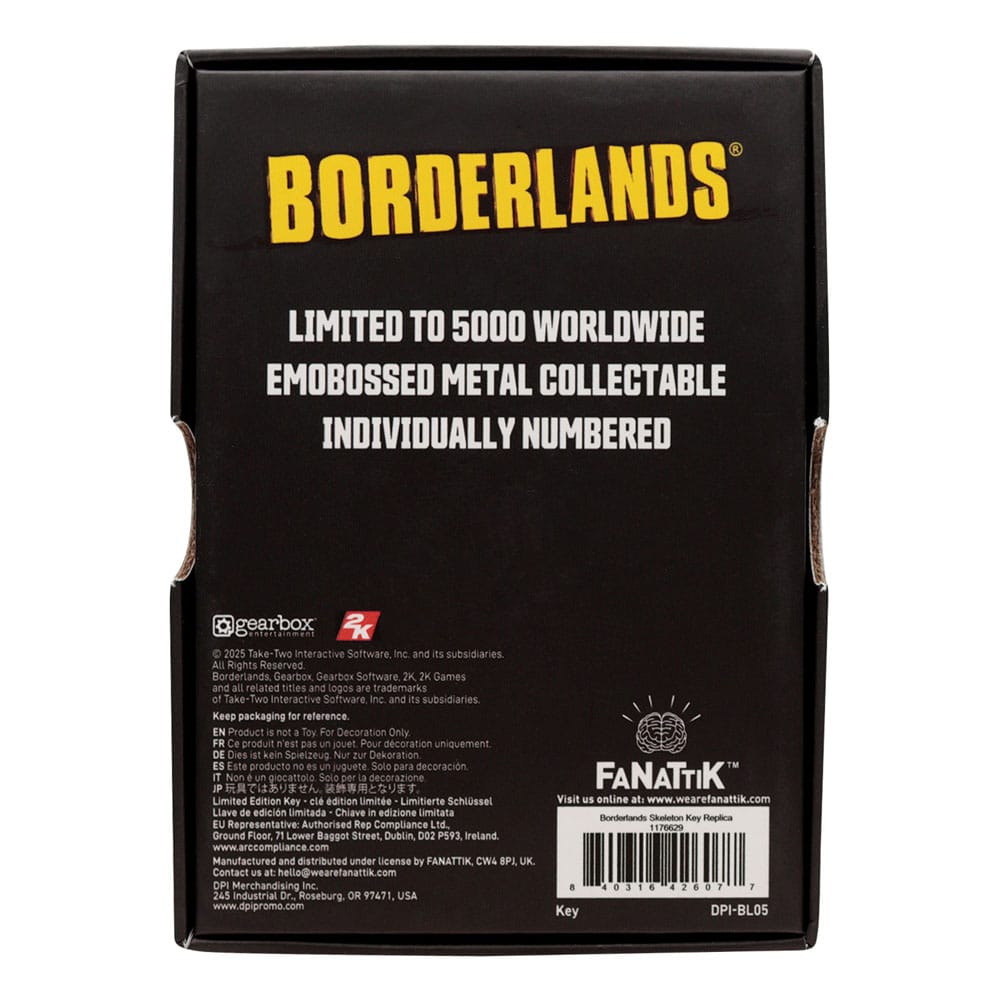 FaNaTtik Borderlands Gold Key Replik