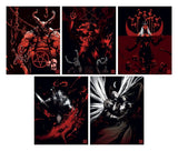 FaNaTtik Diablo Set of Five Limited Edition Kunstdruck