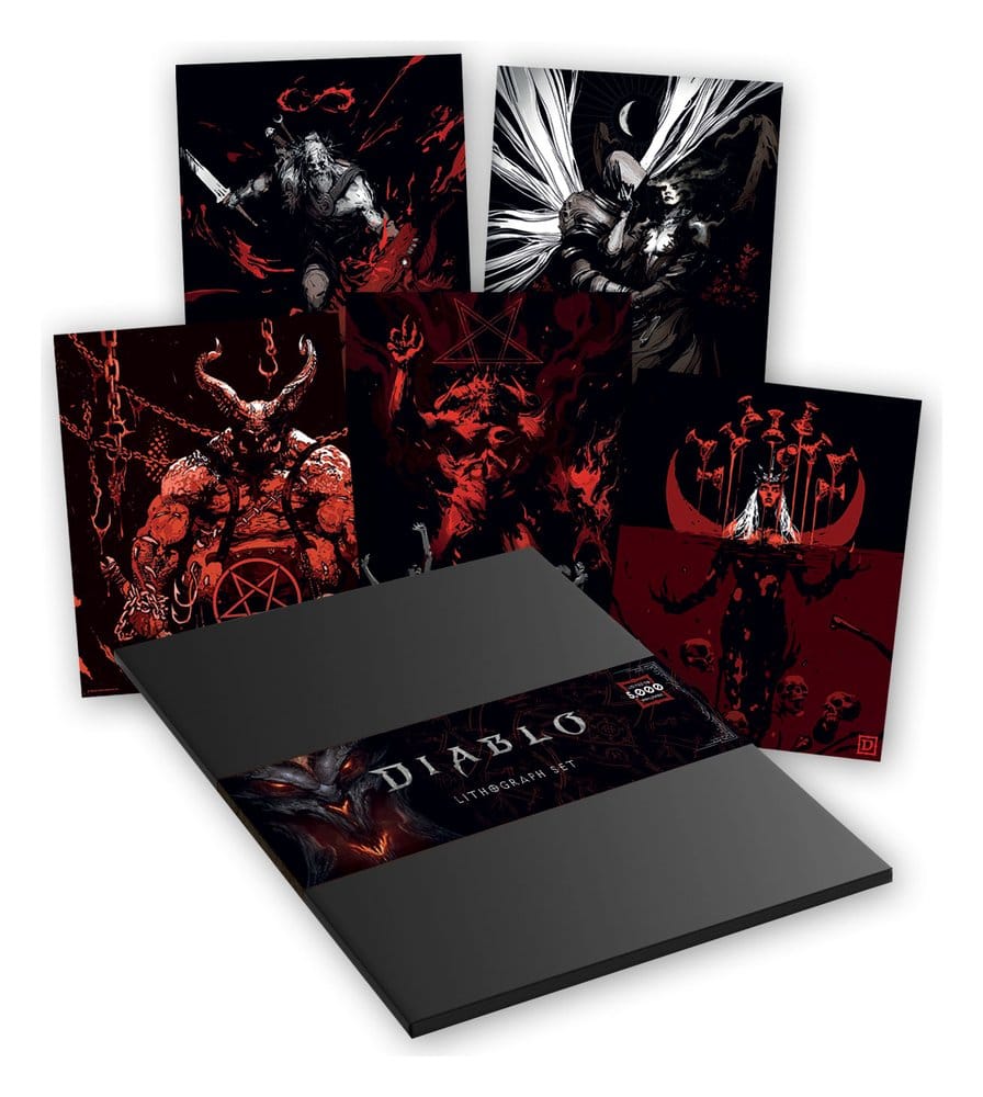FaNaTtik Diablo Set of Five Limited Edition Kunstdruck