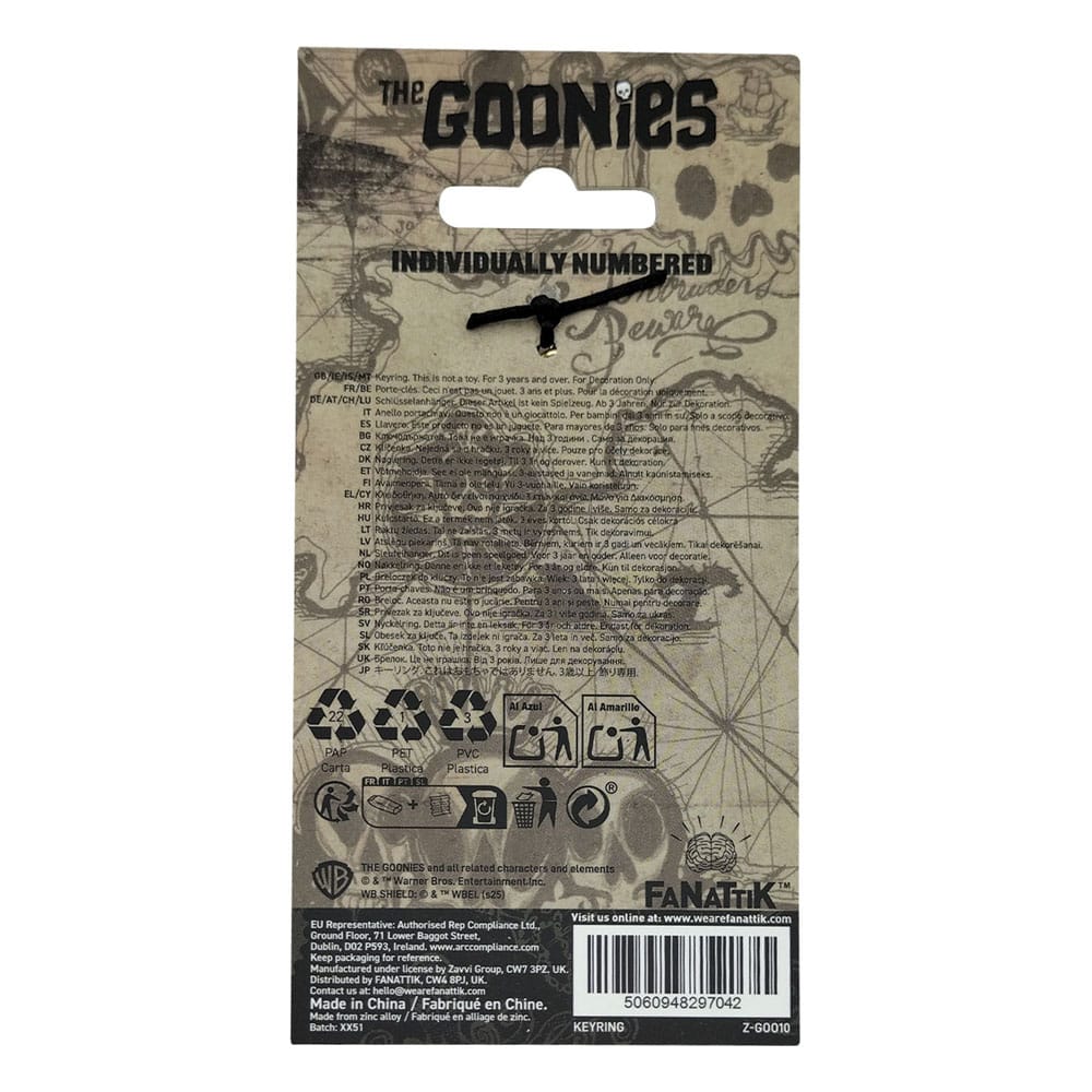 FaNaTtik Die Goonies 40th Anniversary Copper Bones Limited Edition Schlüsselanhänger