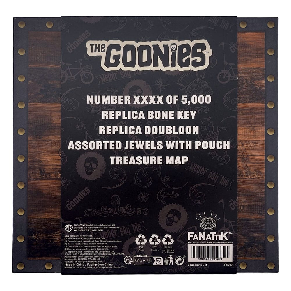 FaNaTtik Die Goonies Treasure Set Limited Edition Replik