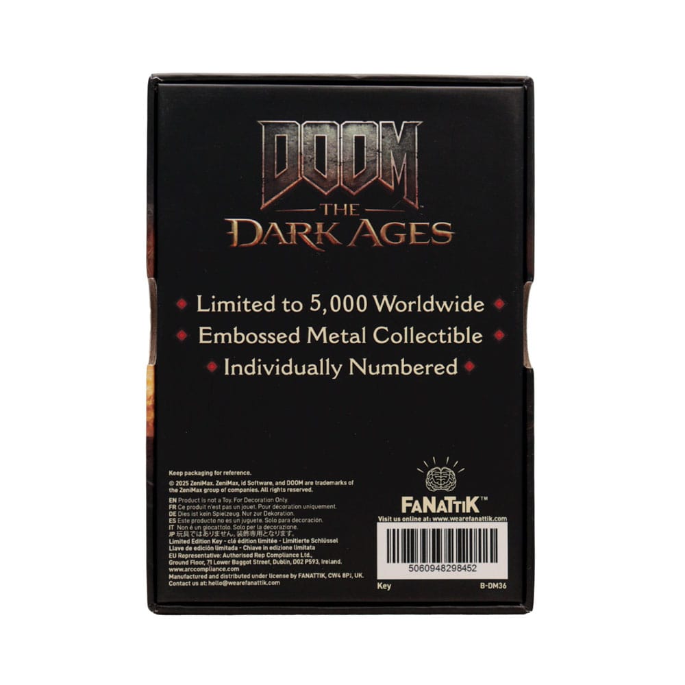 FaNaTtik Doom The Dark Ages Secret Key Limited Edition Replik