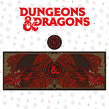 FaNaTtik Dungeons & Dragons Graphic Schreibtischunterlage & Untersetzer Set