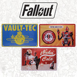 FaNaTtik Fallout Brands 3er Set Blechschilder