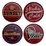 FaNaTtik Fallout Metal Drinks 4er-Pack Untersetzer