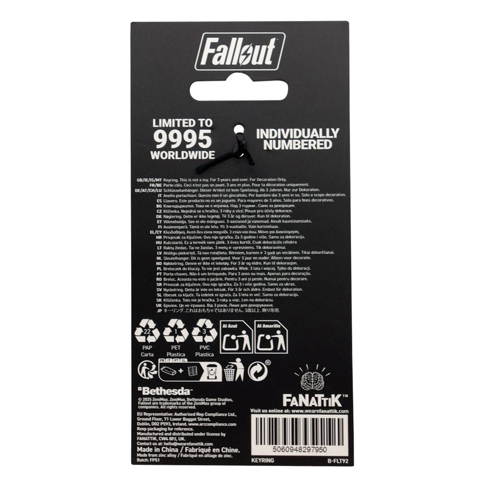 FaNaTtik Fallout Nuka-Cola Schlüsselanhänger Limited Edition