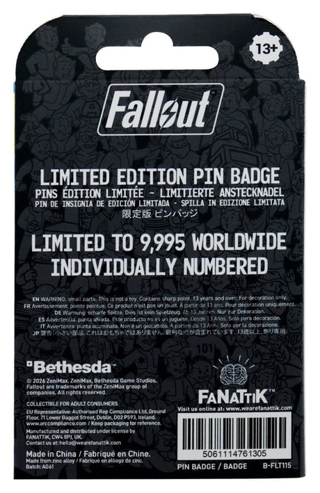 FaNaTtik Fallout Vault Door 111 Limited Edition Hinged Ansteck-Pin