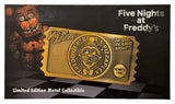 FaNaTtik Five Nights at Freddy’s Pizzaplex Opening Night Ticket Limited Edition Replik