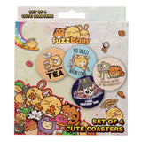 FaNaTtik Fuzzballs 4er-Pack Untersetzer