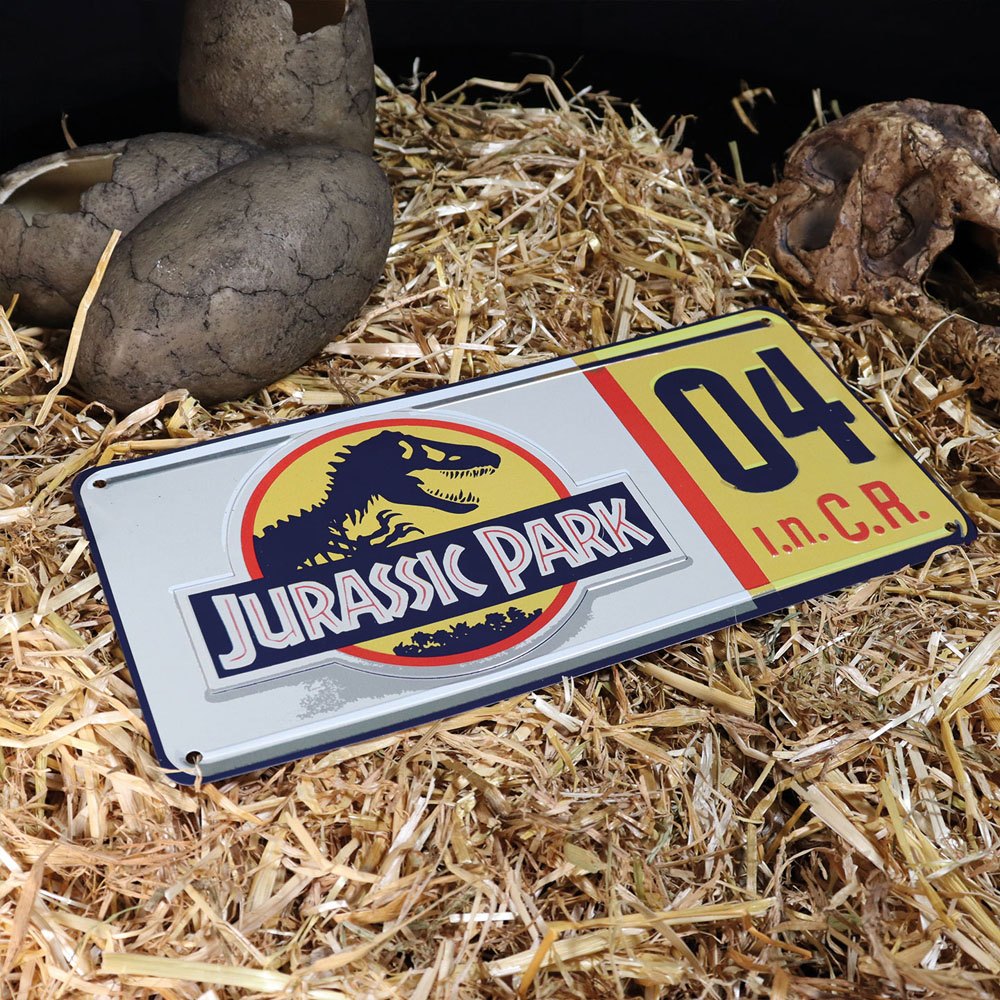 FaNaTtik Jurassic Park Dennis Nedry Nummernschild Replik