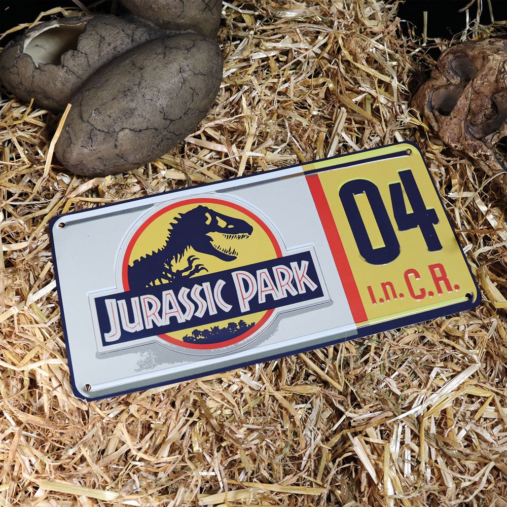 FaNaTtik Jurassic Park Dennis Nedry Nummernschild Replik