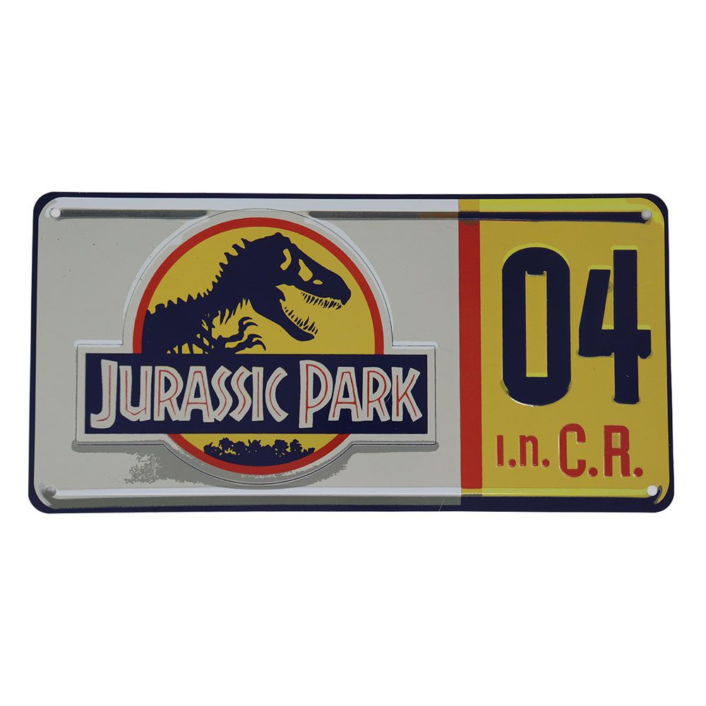 FaNaTtik Jurassic Park Dennis Nedry Nummernschild Replik