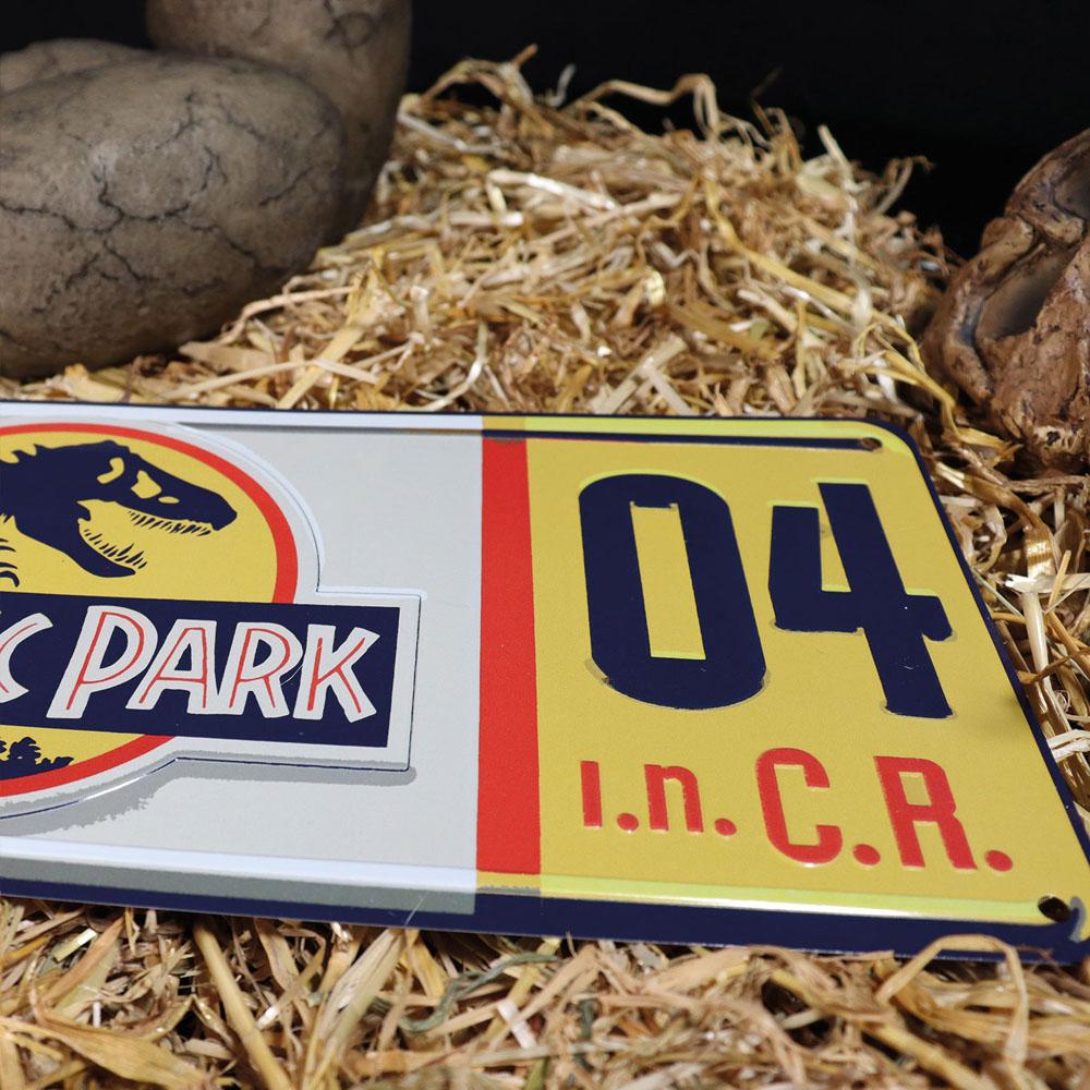 FaNaTtik Jurassic Park Dennis Nedry Nummernschild Replik
