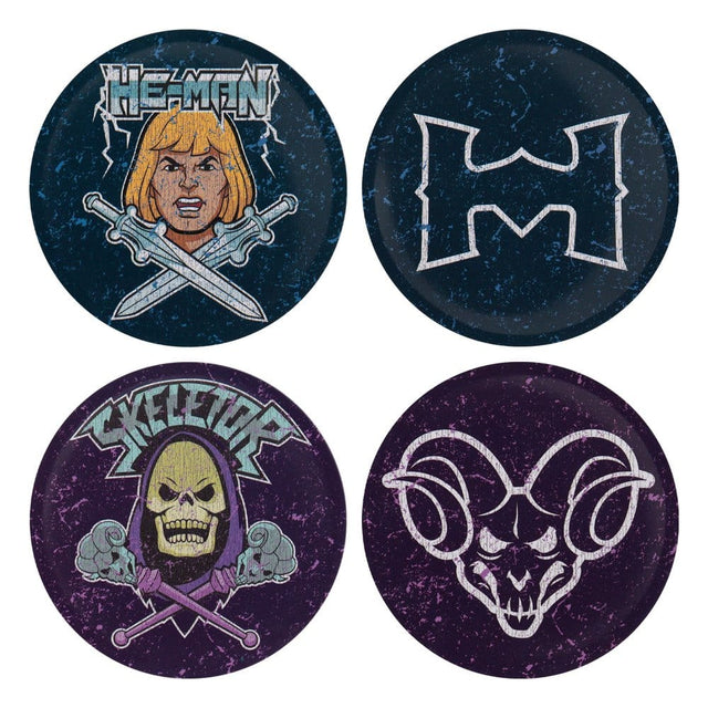 FaNaTtik Masters of the Universe 4er-Pack Printed Metal Untersetzer