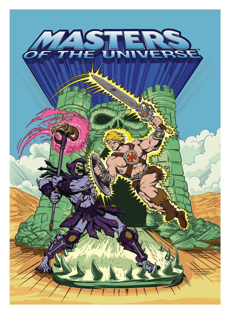 FaNaTtik Masters of the Universe He-Man & Skeletor Limited Edition Kunstdruck