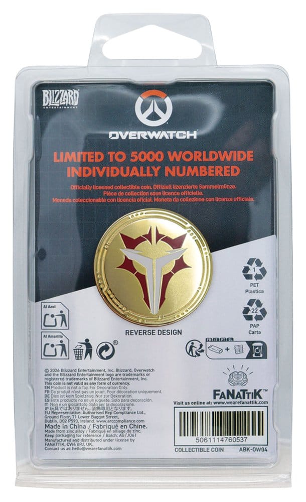 FaNaTtik Overwatch Factions Sammelmünze Limited Edition