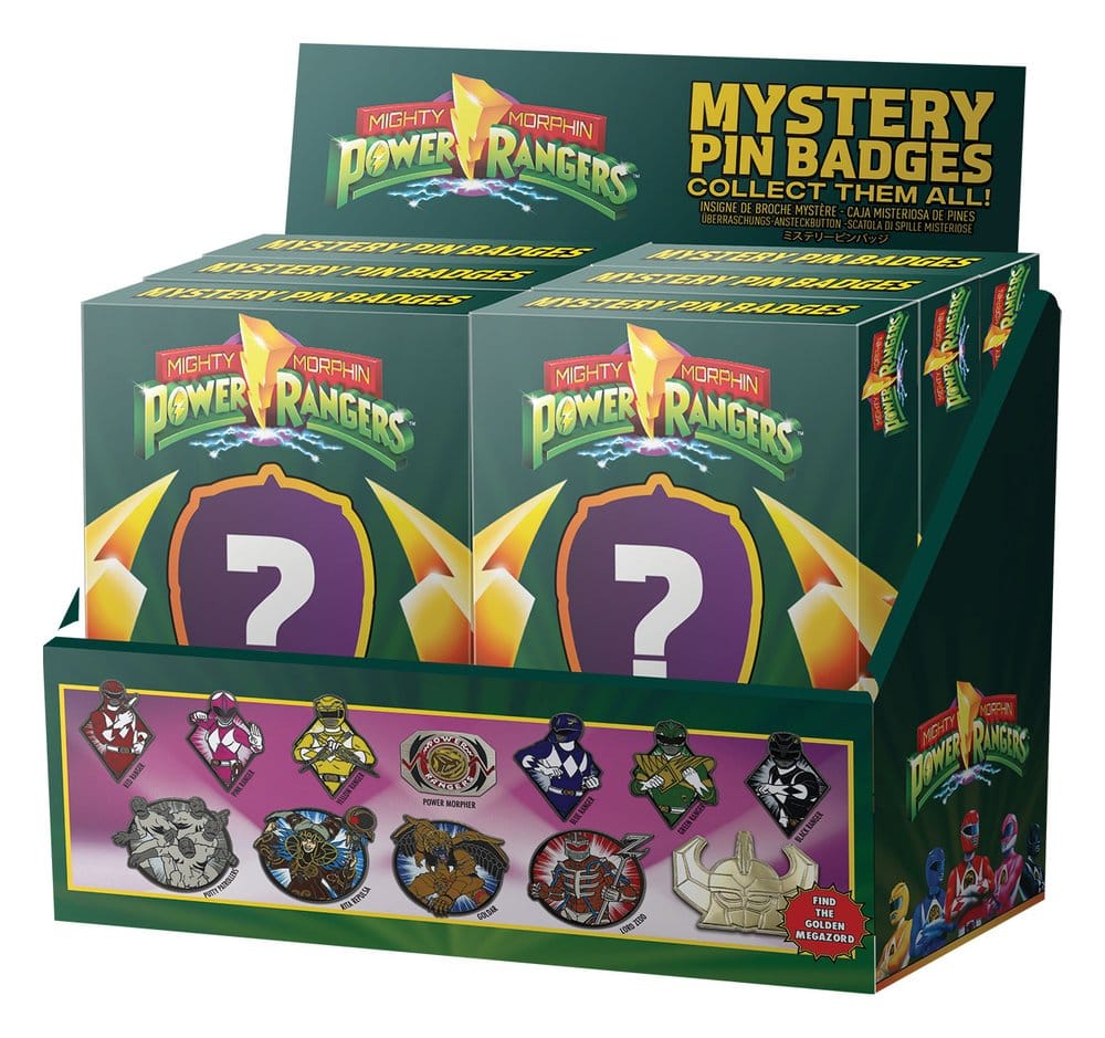 FaNaTtik Power Rangers Mystery Ansteck-Pins Blind Box Sortiment (12)