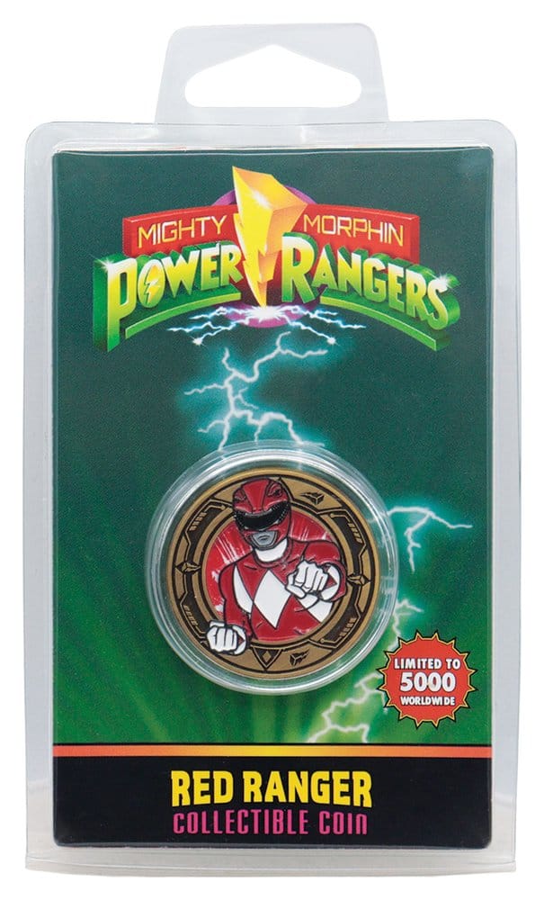 FaNaTtik Power Rangers Red Ranger Limited Edition Sammelmünze