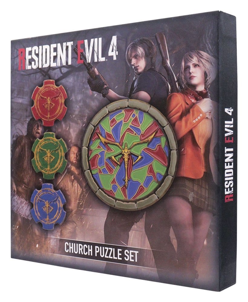 FaNaTtik Resident Evil 4 Church Puzzle Medallion Set Replik