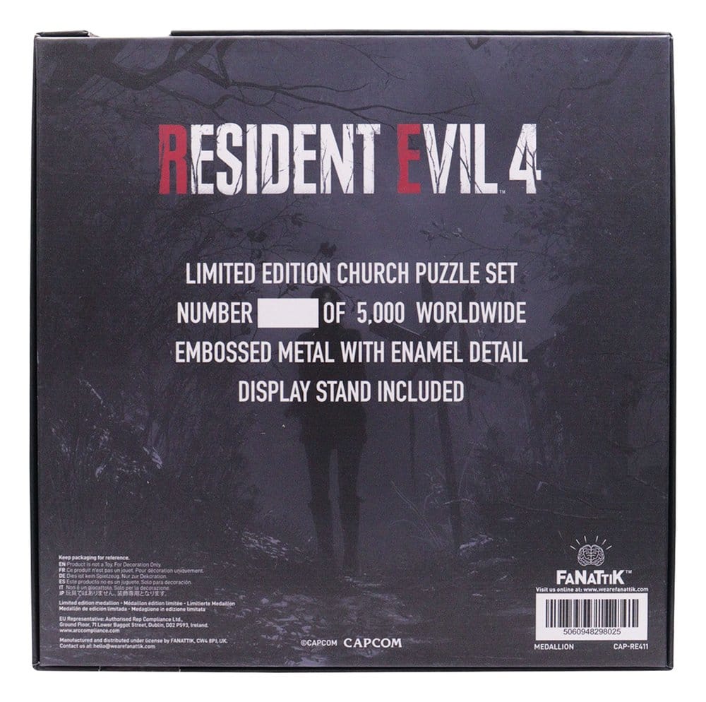 FaNaTtik Resident Evil 4 Church Puzzle Medallion Set Replik