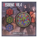 FaNaTtik Resident Evil 4 Church Puzzle Medallion Set Replik