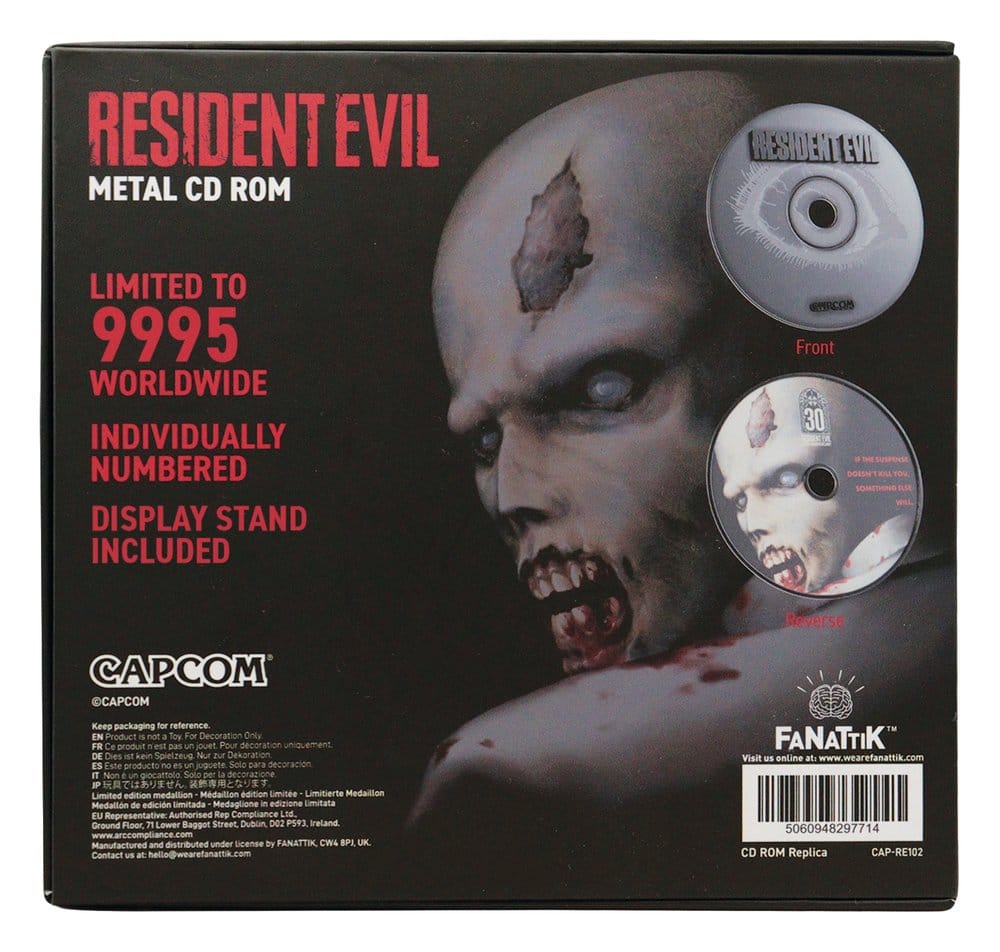 FaNaTtik Resident Evil CD-ROM 30th Anniversary Limited Edition Replik