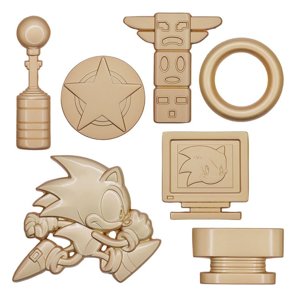 FaNaTtik Sonic the Hedgehog Commemorative Icons Set Limited Edition Replik