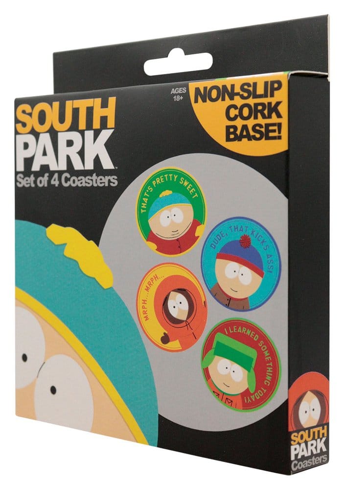 FaNaTtik South Park 4er-Pack Untersetzer