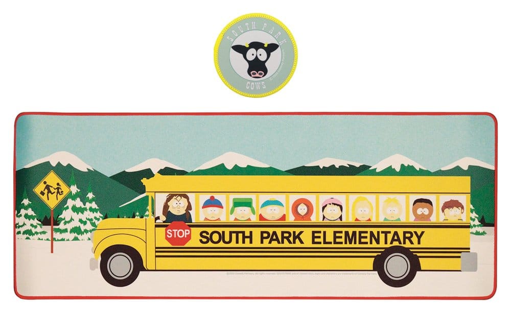 FaNaTtik South Park Elementary School Bus Schreibtischunterlage & Untersetzer