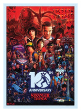FaNaTtik Stranger Things 10th Anniversary Limited Edition Kunstdruck