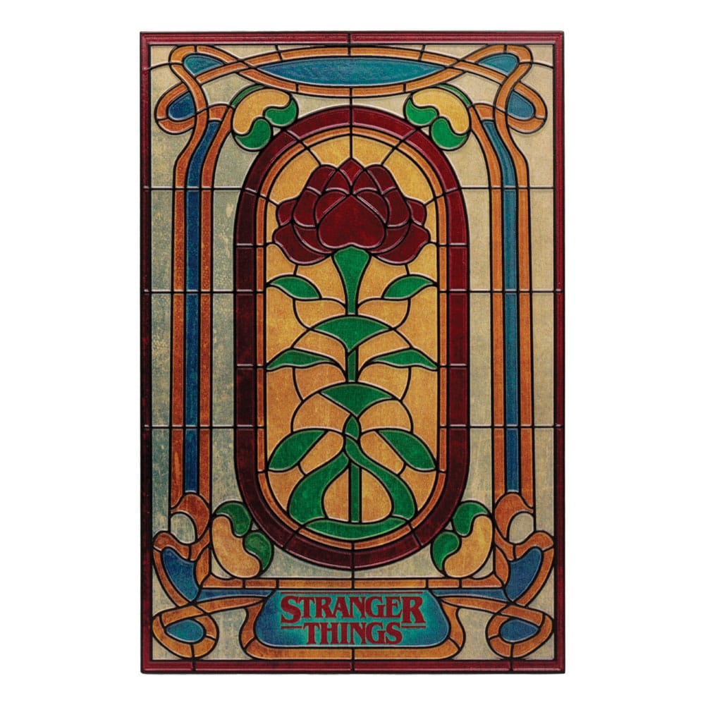FaNaTtik Stranger Things Creel House Stained Glass Window Resinschild