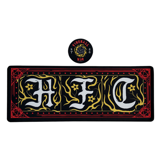 FaNaTtik Stranger Things Hellfire Club Schreibtischunterlage & Untersetzer