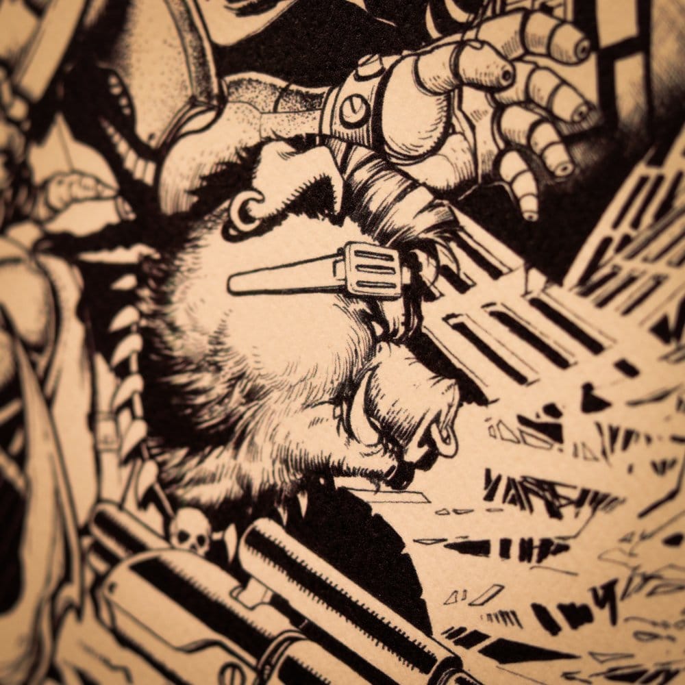 FaNaTtik Teenage Mutant Ninja Turtles Comic Limited Edition Kunstdruck
