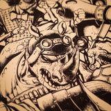 FaNaTtik Teenage Mutant Ninja Turtles Comic Limited Edition Kunstdruck