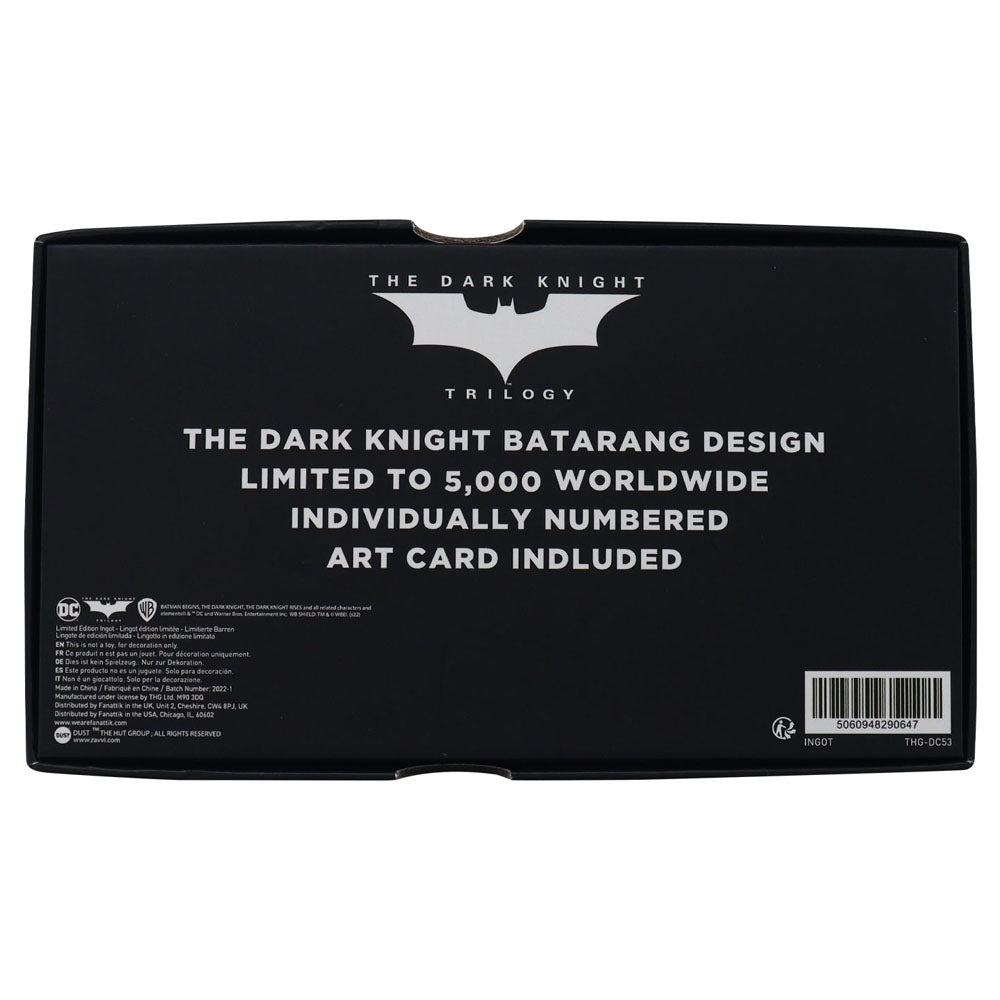 FaNaTtik The Dark Knight Batman Batarang Limited Edition Replik